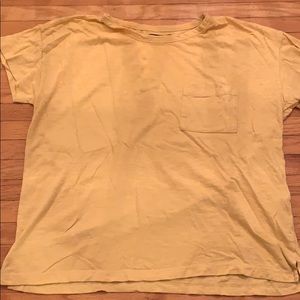 Yellow Abercrombie t shirt